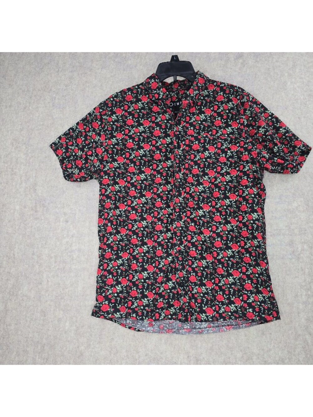 Empyre Mens Floral Button-Up Shirt Size M